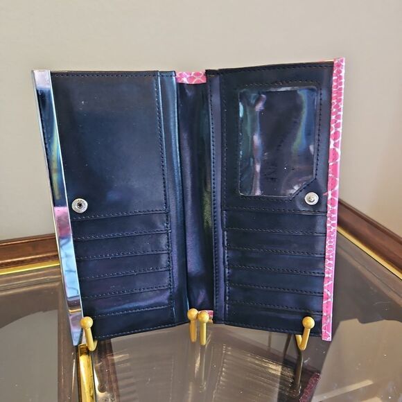 (NO BRAND) vintage pink seashells design w/ 10 card & cold holder - Picture 3 of 7